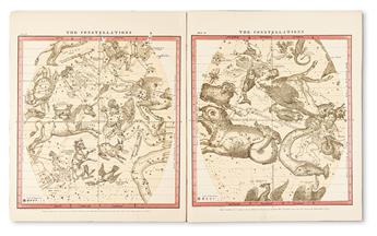 SCIENCE  BURRITT, ELIJAH HINSDALE. Atlas designed to illustrate Burritts Geography of the Heavens + text volume. 1856
